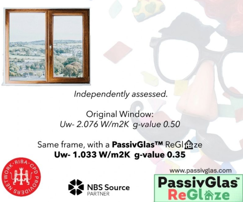 By Replacing glass only instead of replacing windows can increase windows performance significantly
